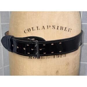 NWOT Dutyman 1031 Hi-Gloss Full Grain Black  Leather 2" Duty‎ Belt Size 34 READ